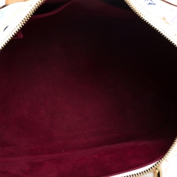 مملوكة مسبقًا حقيبة لوي فيتون ريتا كانفاس مونوغرامي متعددة الألوان بيضاء