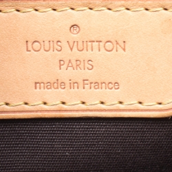 Pre Owned Louis Vuitton Amarante Monogram Vernis Brea GM Bag