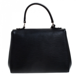 Pre Owned Louis Vuitton Black Epi Leather Cluny BB Bag