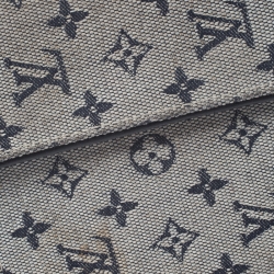 Louis Vuitton Blue Mini Lin Canvas Compact Wallet 