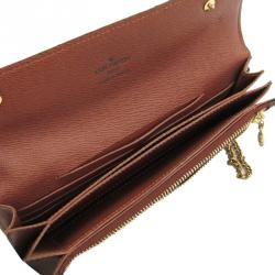 Pre Owned Louis Vuitton Monogram Canvas Long Wallet