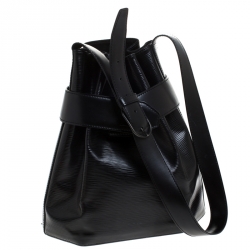 Pre Owned حقيبة لوي فيتون ساك دايباولي بي إم جلد ايبي أسود