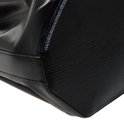 Pre Owned حقيبة لوي فيتون ساك دايباولي بي إم جلد ايبي أسود