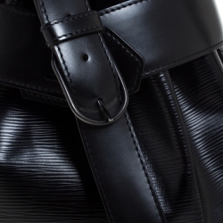 Pre Owned حقيبة لوي فيتون ساك دايباولي بي إم جلد ايبي أسود