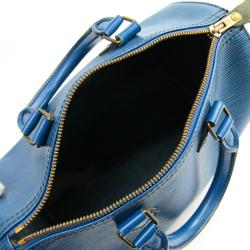 Louis Vuitton Toledo Blue Epi Leather Speedy 25 Bag Louis Vuitton | TLC