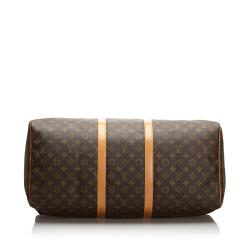 Pre Owned Louis Vuitton Monogram Canvas Keepall 55 Bag