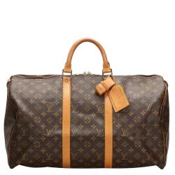 Pre Owned Louis Vuitton Monogram Canvas Keepall 50 Bag