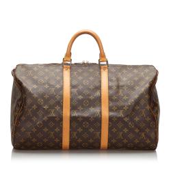 Pre Owned Louis Vuitton Monogram Canvas Keepall 50 Bag
