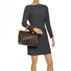 Pre Owned Louis Vuitton Monogram Canvas Speedy 30 Bag
