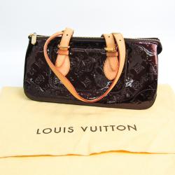 Pre Owned Louis Vuitton Amarante Monogram Vernis Leather Rosewood Avenue Bag