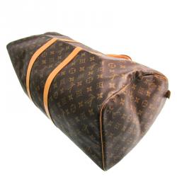 Pre Owned Louis Vuitton Monogram Canvas Keepall 55 Bag