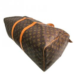 Pre Owned Louis Vuitton Monogram Canvas Keepall  55 Bag