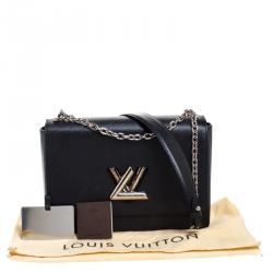 Pre Owned Louis Vuitton Black Epi Leather Twist GM Bag