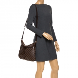 Pre Owned Louis Vuitton Damier Ebene Canvas Bloomsbury PM Bag