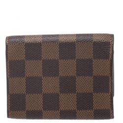 Louis Vuitton Damier Ebene Canvas Business Card Holder