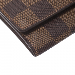 Louis Vuitton Damier Ebene Canvas Business Card Holder