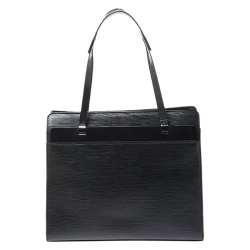 مملوكة مسبقًا Louis Vuitton Black Epi Leather Croisette PM Bag