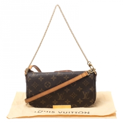 Pre Owned Louis Vuitton Monogram Canvas Favorite PM Bag