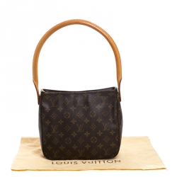 Pre Owned Louis Vuitton Monogram Canvas Looping MM Bag