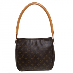 Pre Owned Louis Vuitton Monogram Canvas Looping MM Bag