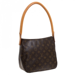 Pre Owned Louis Vuitton Monogram Canvas Looping MM Bag