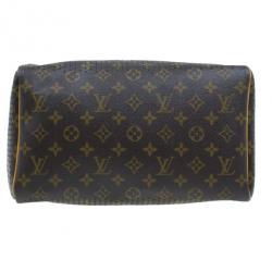 مملوكة مسبقًا حقيبة لوي فيتون سبيدي 30 إصدار محدود خضراء مخرمة