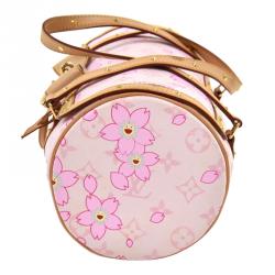 Louis Vuitton Pink Monogram Canvas Murakami Cherry Blossom Papillon Bag  Louis Vuitton
