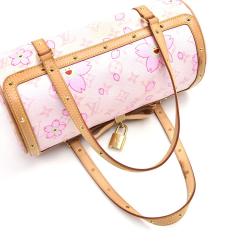 مملوكة مسبقًا Louis Vuitton Pink Monogram Canvas Murakami Cherry Blossom Papillon Bag