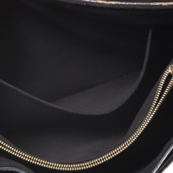 Pre Owned Louis Vuitton Black Monogram Canvas Pallas Chain Bag
