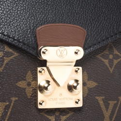Pre Owned Louis Vuitton Black Monogram Canvas Pallas Chain Bag