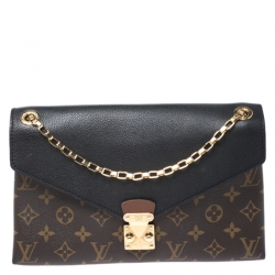 Louis Vuitton Canvas Pallas Nano Mini Black Monogram Crossbody Bag Leather  Strap - Luxury In Reach