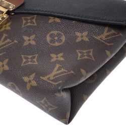 Pre Owned Louis Vuitton Black Monogram Canvas Pallas Chain Bag