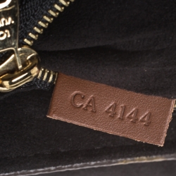 Pre Owned Louis Vuitton Black Monogram Canvas Pallas Chain Bag
