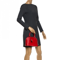 Bag It! - Louis Vuitton Coquelicot Epi Alma BB. Full set