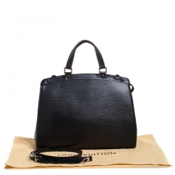 Pre Owned Louis Vuitton Black Epi Leather Brea GM Bag