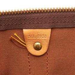 Pre Owned Louis Vuitton Monogram Canvas Keepall Bandouliere 50 Bag