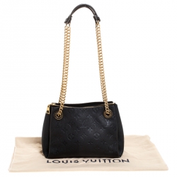 مملوكة مسبقًا Louis Vuitton Black Monogram Empreinte Leather Surene BB Bag
