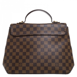 Pre Owned Louis Vuitton Damier Ebene Canvas Bergamo MM Bag