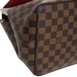Pre Owned Louis Vuitton Damier Ebene Canvas Bergamo MM Bag
