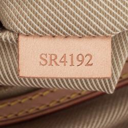 Pre Owned Louis Vuitton Monogram Stone Pink Neverfull MM