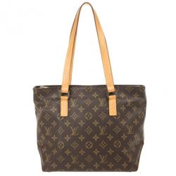 Pre Owned Louis Vuitton Monogram Canvas Cabas Piano Tote 