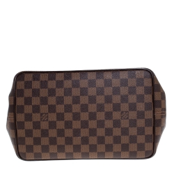 Pre Owned Louis Vuitton Damier Ebene Canvas Bergamo MM Bag