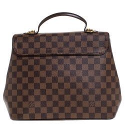 Pre Owned Louis Vuitton Damier Ebene Canvas Bergamo MM Bag