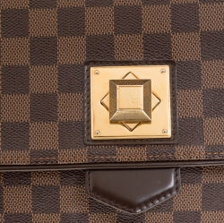 Pre Owned Louis Vuitton Damier Ebene Canvas Bergamo MM Bag