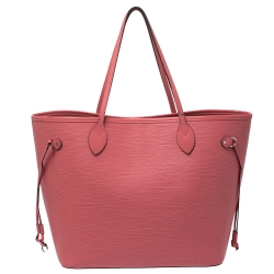 Louis Vuitton Coral Epi Leather Neverfull MM Bag 