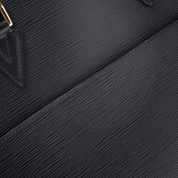 Pre Owned Louis Vuitton Black Epi Leather Sorbonne Bag 