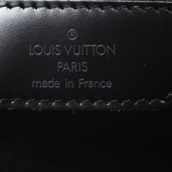 Pre Owned Louis Vuitton Black Epi Leather Sorbonne Bag 