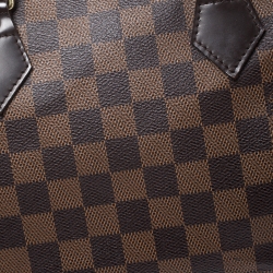 Pre Owned Louis Vuitton Damier Ebene Canvas Bandouliere Speedy 30