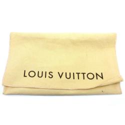 Pre Owned محفظة لوي فيتون ثلاثية الطية جلد ايبي صفراء برتقالية