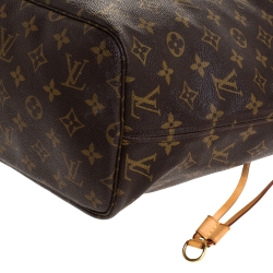 Louis Vuitton Monogram Canvas Neverfull MM Bag